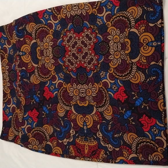 LulaRoe short pencil skirt multi colored size M - Picture 1 of 4